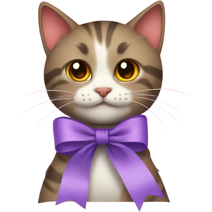 Cat with ribon emoji