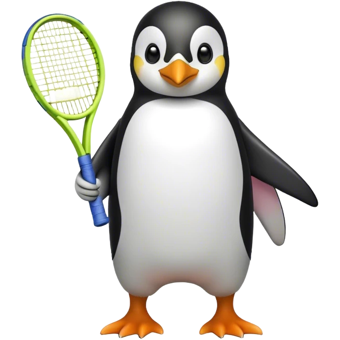 penguin playing at wimbledon emoji
