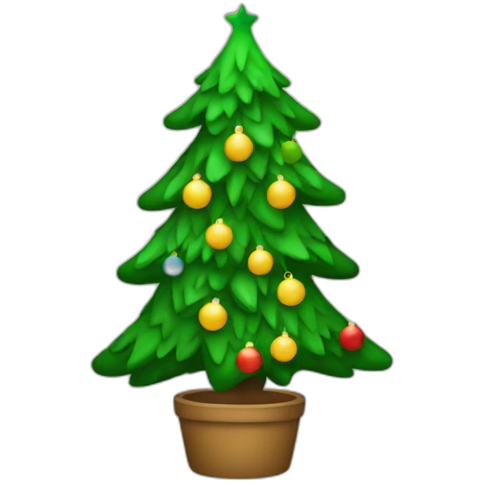 Christmas tree emoji