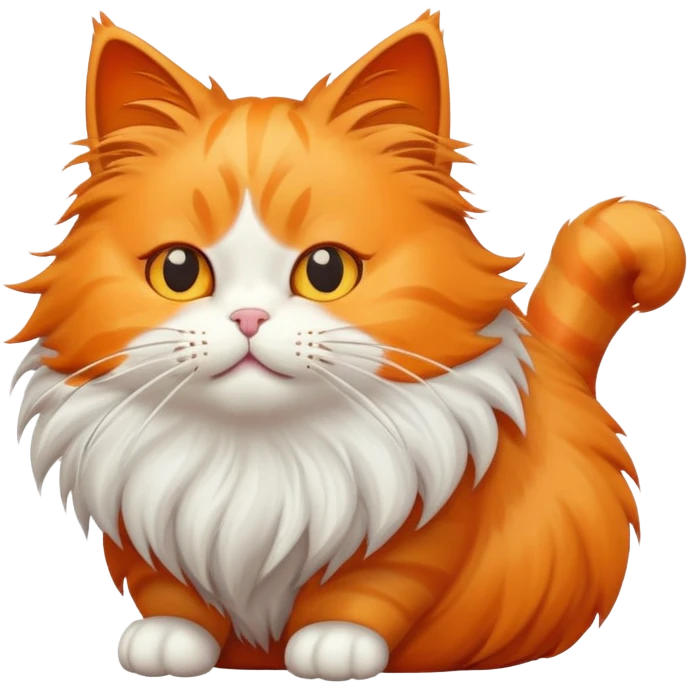 Cat blowing in the wind  emoji