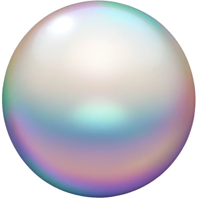 white pearl emoji