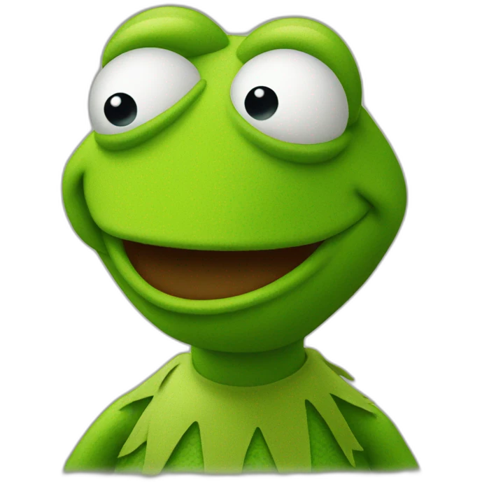 crying kermit emoji