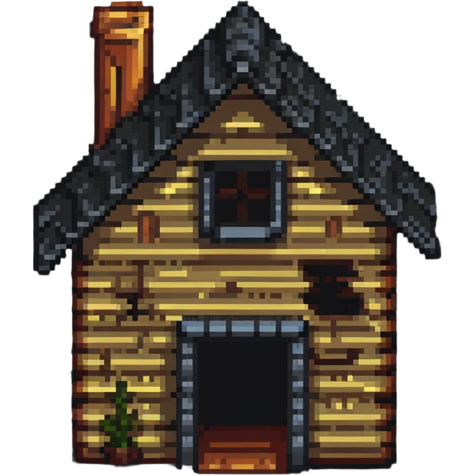 small log house emoji