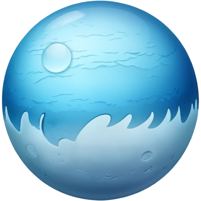 gradient pluto planet with ring emoji