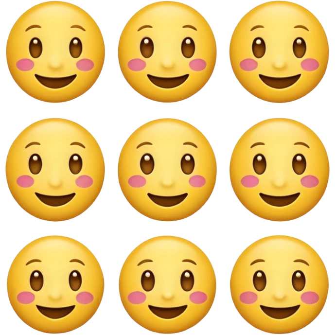 Black emoji smiling emoji