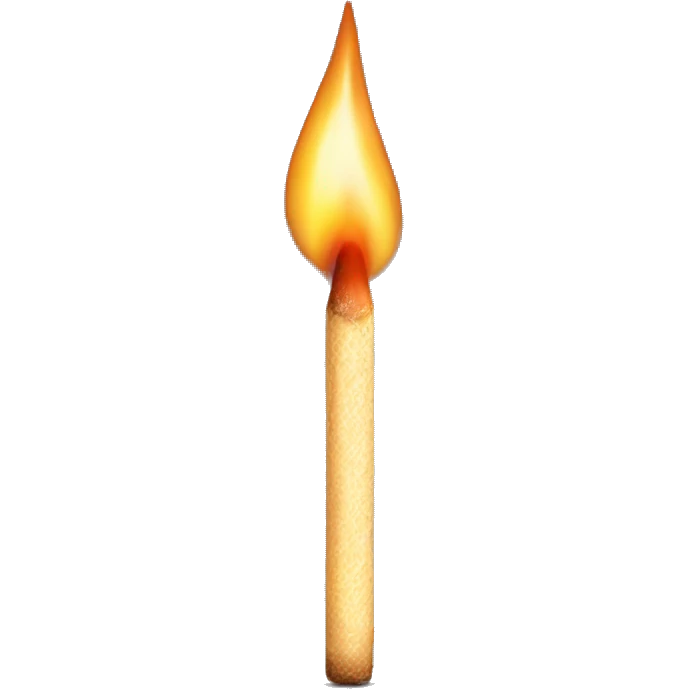 Matchstick emoji