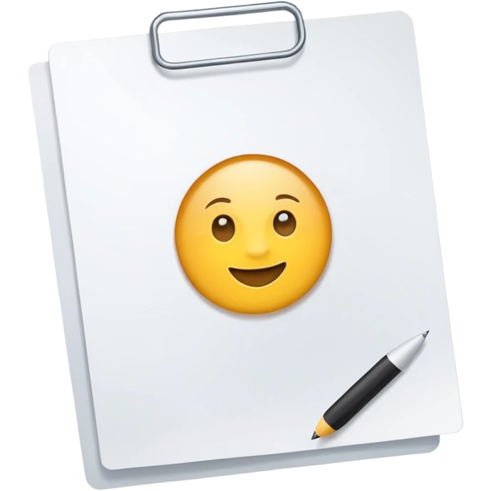 test completion sheet emoji