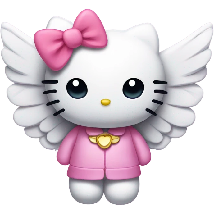 hellokitty with wings emoji