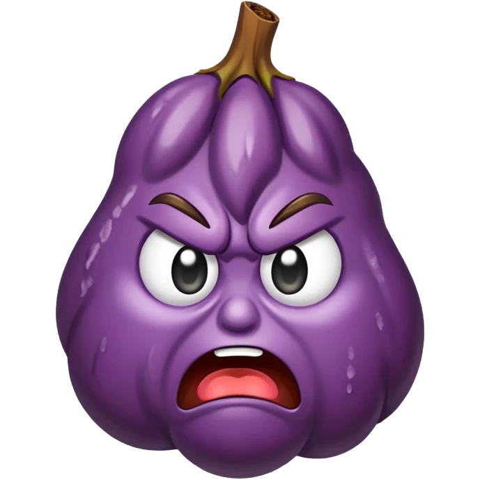 Angry raisin  emoji
