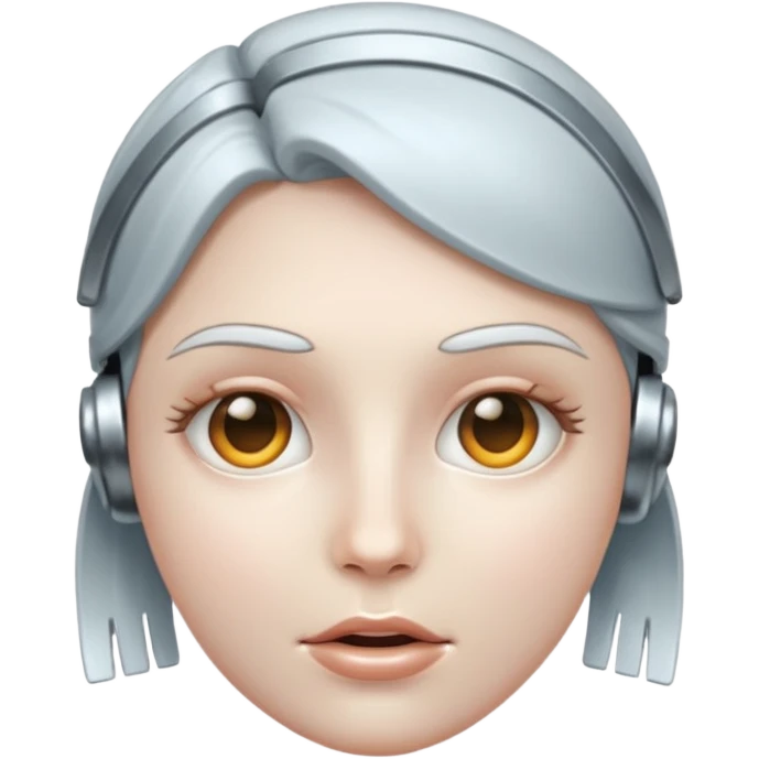 Wired face emoji
