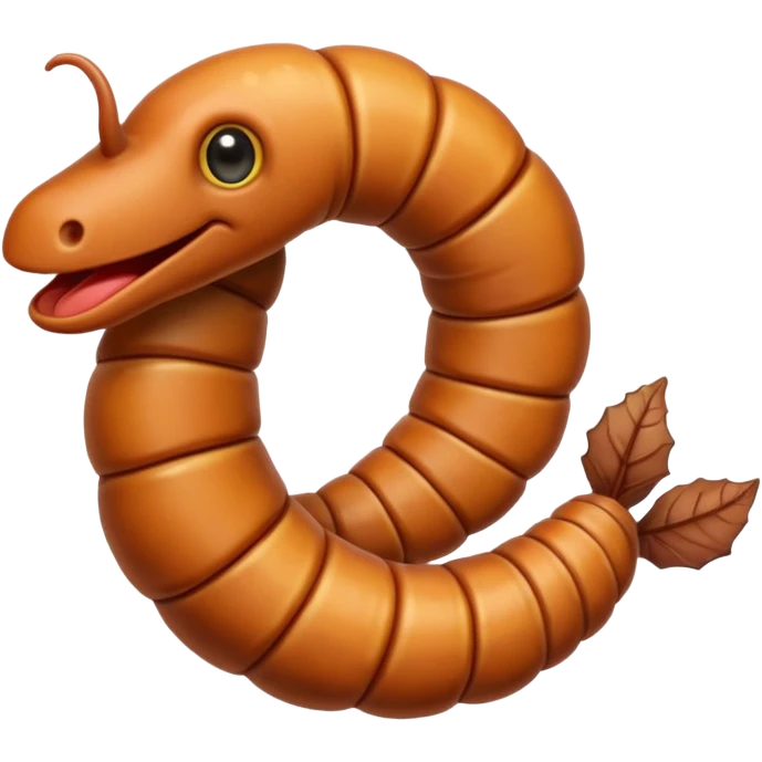 Worm emoji