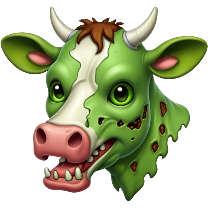 zombie cow  emoji