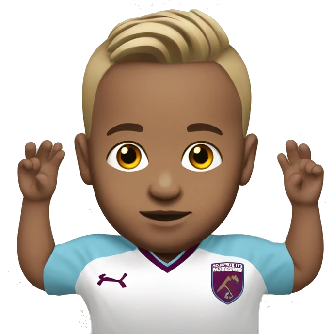 Aston Villa baby white emoji