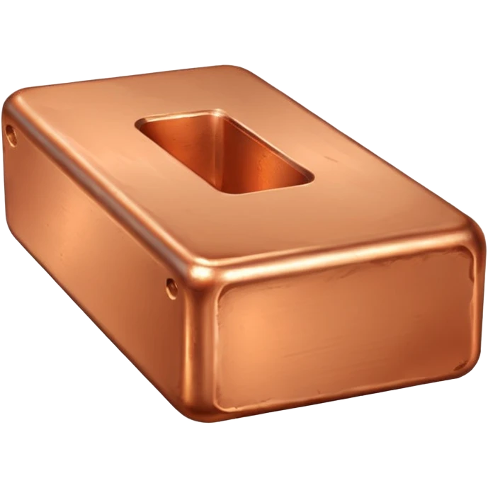 A copper ingot emoji