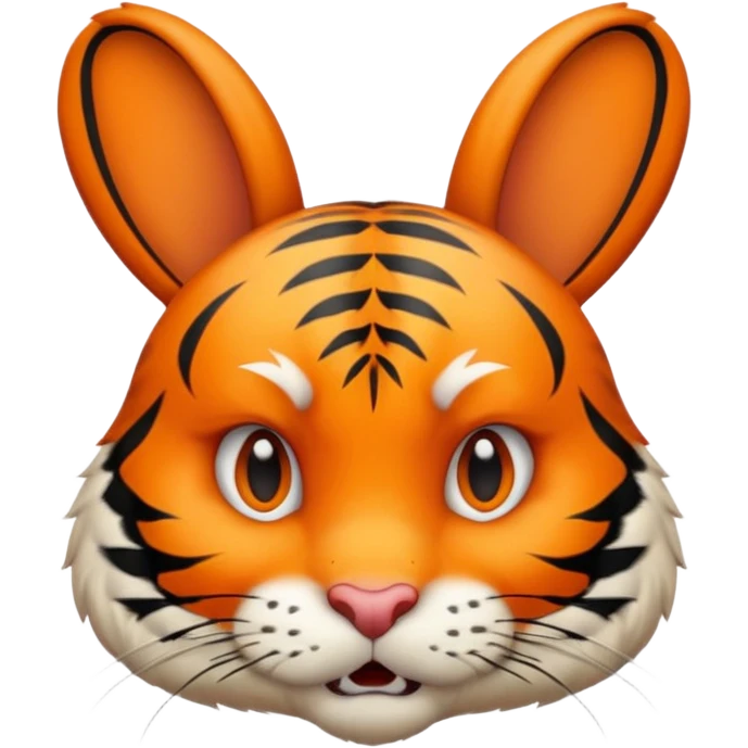 Fierce Rabbit combined with tiger emoji