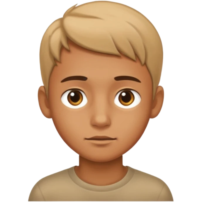 A boy that is side eying  emoji