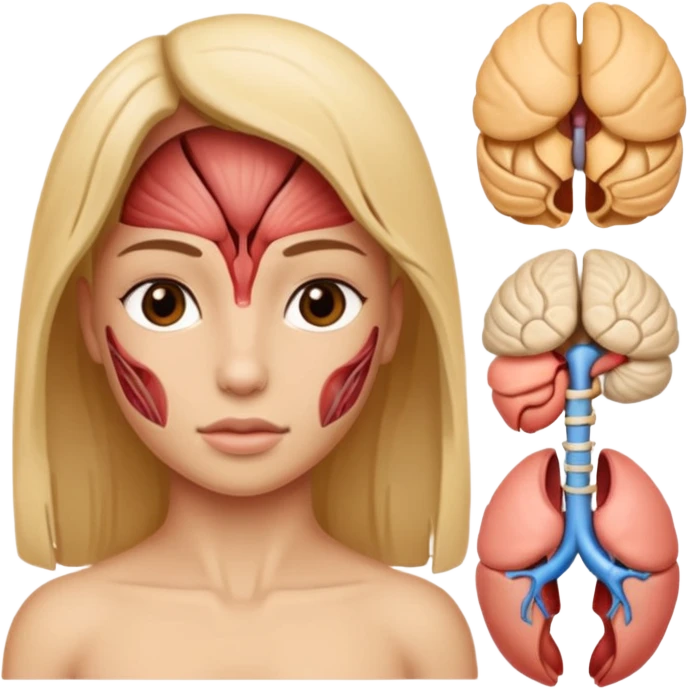 Female anatomy emoji
