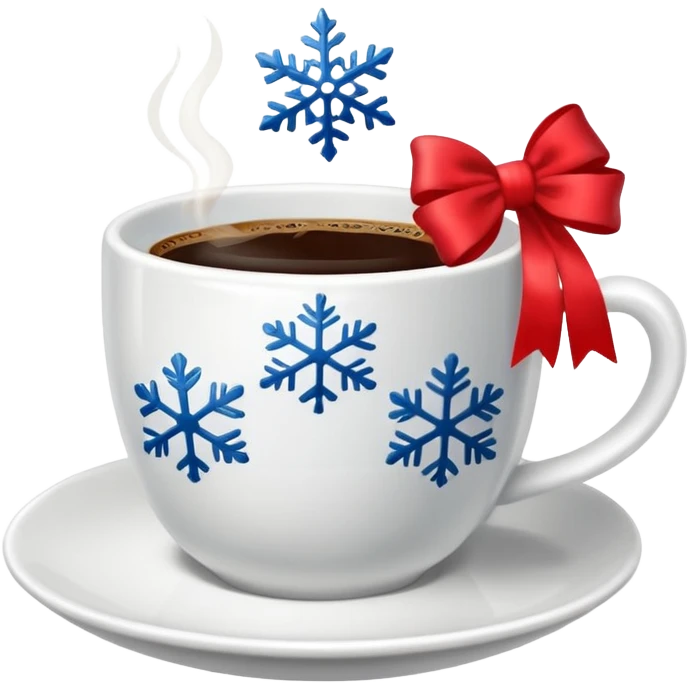 🎀☕❄️ emoji