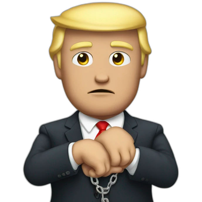 trump-in-handcuffs emoji