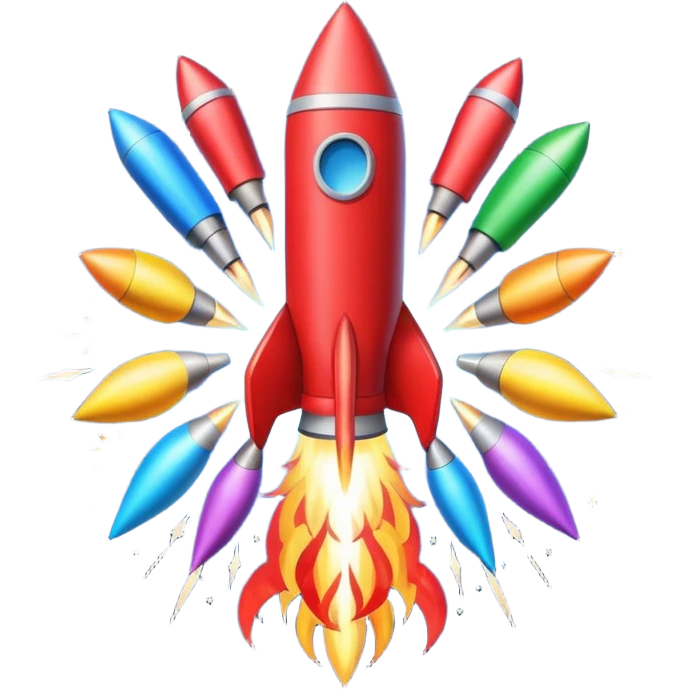 firework rocket emoji