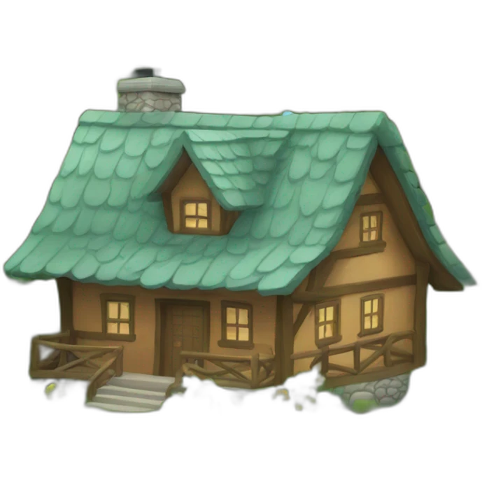 cottage-mountain emoji