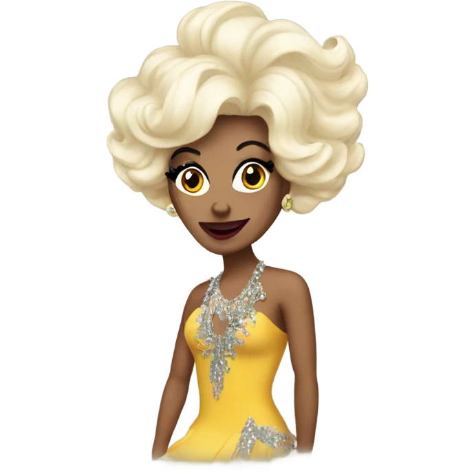 Drag queen posing emoji