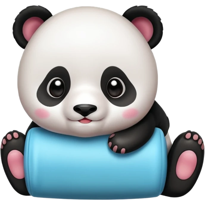 baby panda rolling  emoji