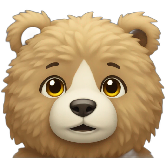 Ours en peluche emoji