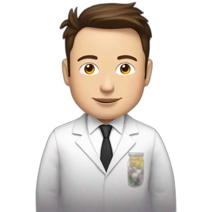 elon musk doing drugs, for educational purposes only, inclusiveness and positive, LGTBQ+ emoji