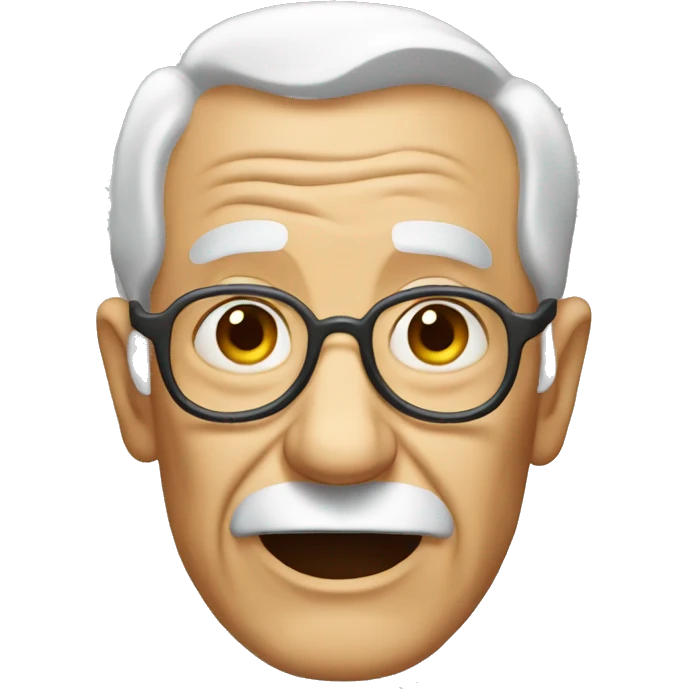 Crazy old man emoji