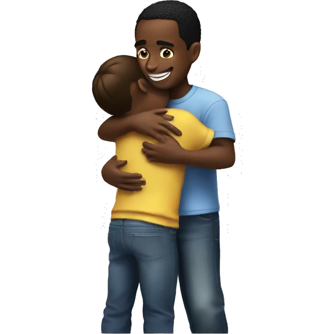 Diddy hugging a kid emoji