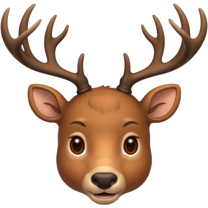 سر گوزن emoji