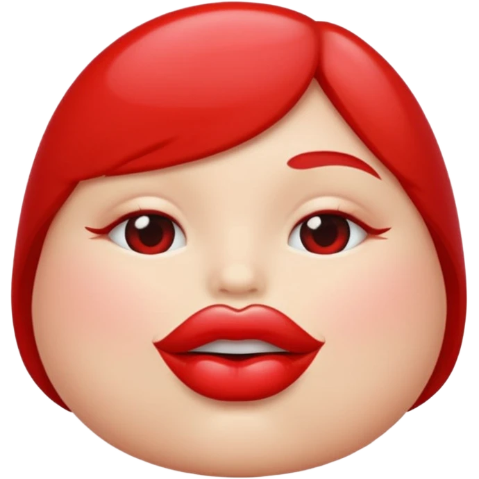 kissy lips emoji
