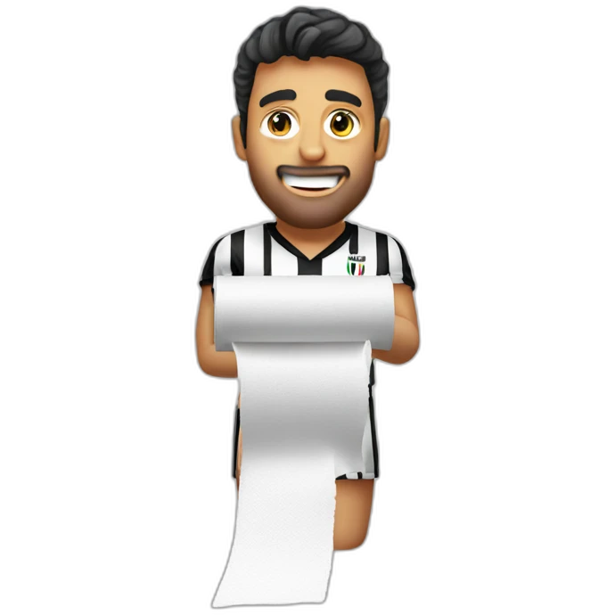 juventus's toilet paper emoji