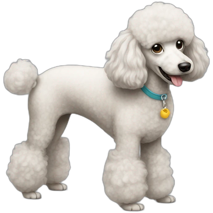 Poodle emoji