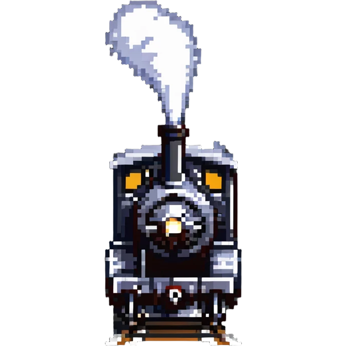 old steam train emoji