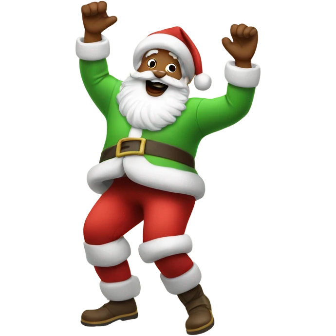 Santa Clause dancing  emoji