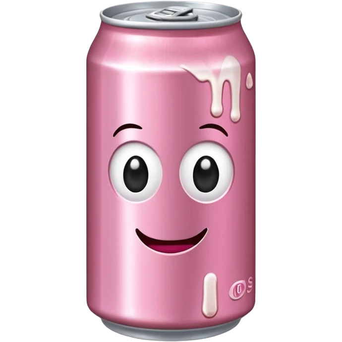 Pink Root beer can  emoji
