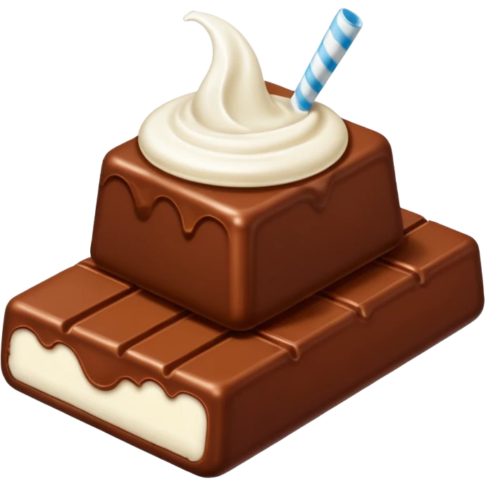 Le chocolat au lait Kinder  emoji