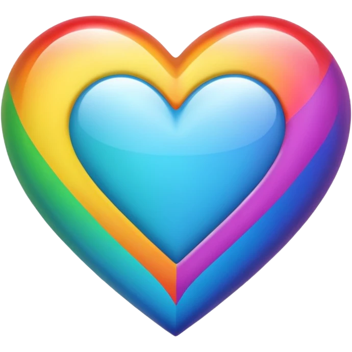 rainbow heart emoji