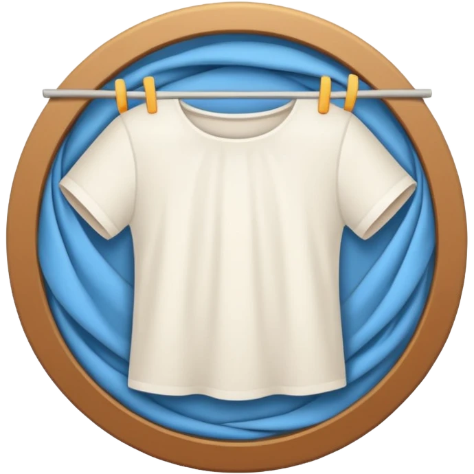 drying inside circle emoji