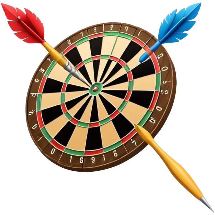 Darts emoji