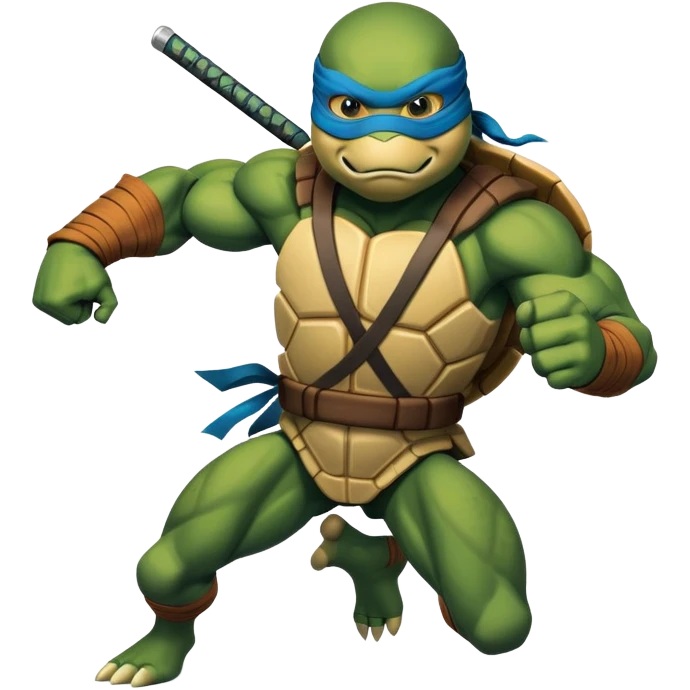 green masked ninja turtle emoji