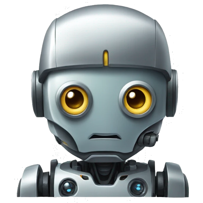 robot sorprendido emoji