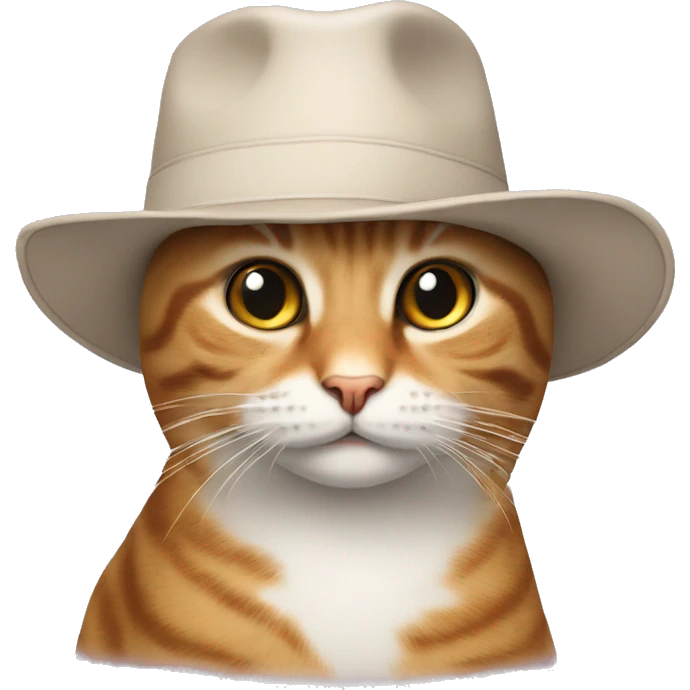 Gatto con cappello emoji