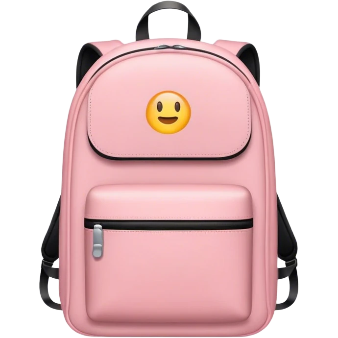 Light Pink backpack  emoji