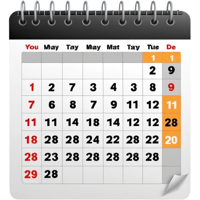 calendario emoji