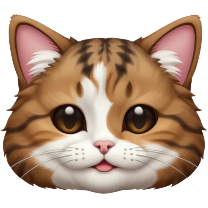 dark brown tabby and white cat in funny positions upside down with eyes closed emoji