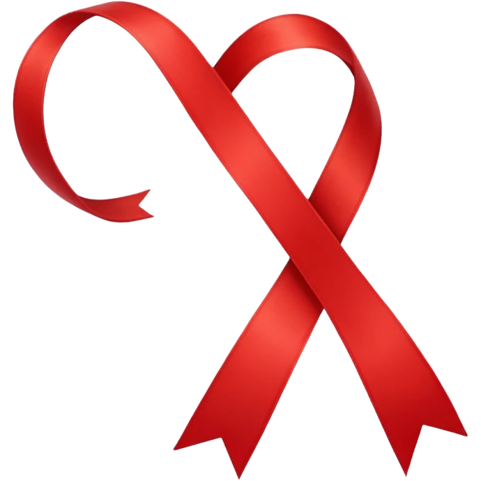 Red ribbon emoji