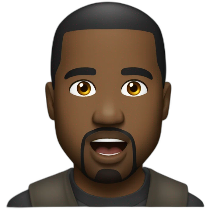 kanye west singing on the scene donda emoji